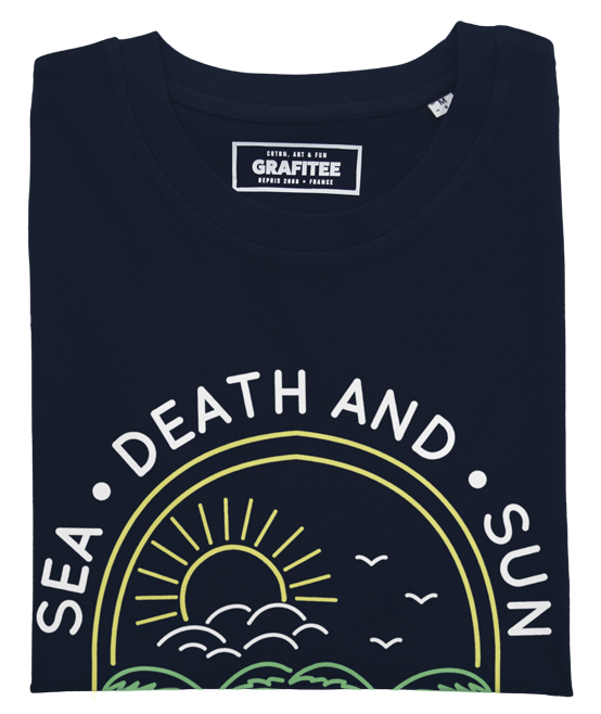 T-shirt Sea Death and Sun navy plié
