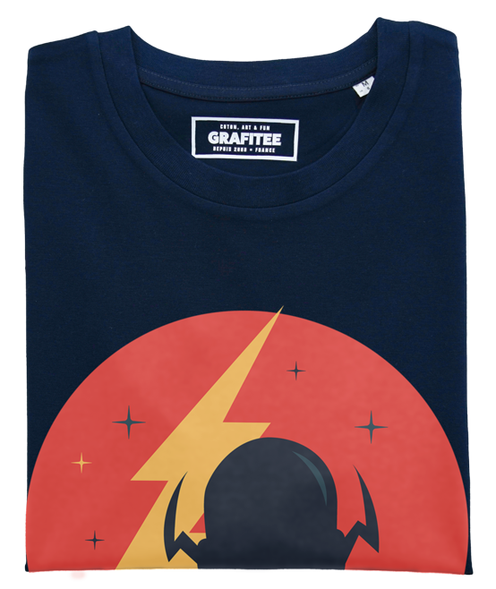 T-shirt Flash navy plié