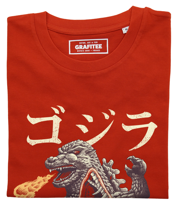 T-shirt Kaiju Anatomy rouge plié