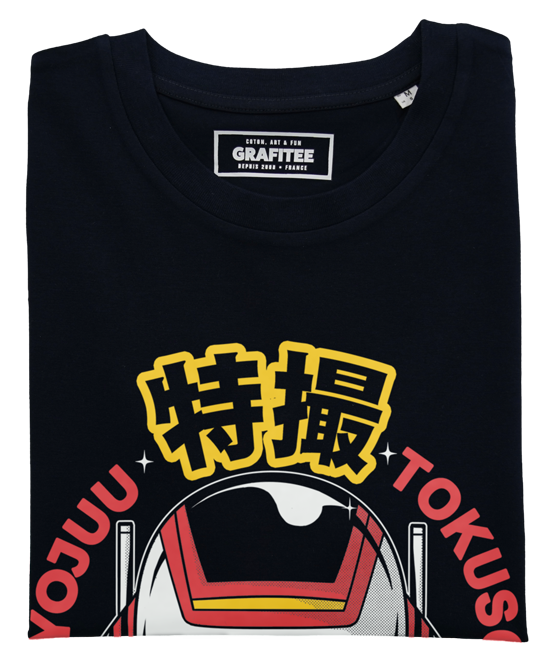 T-shirt Juspion Tokusatsu noir plié