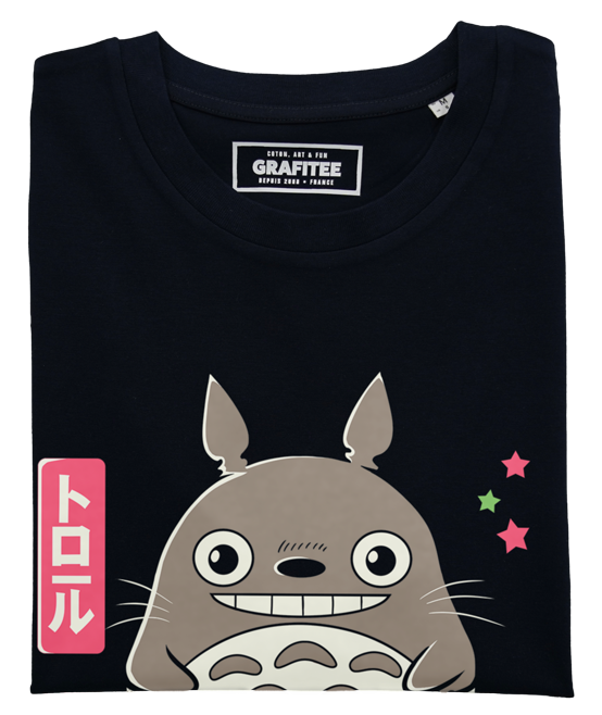 T-shirt Totoro Tea noir plié