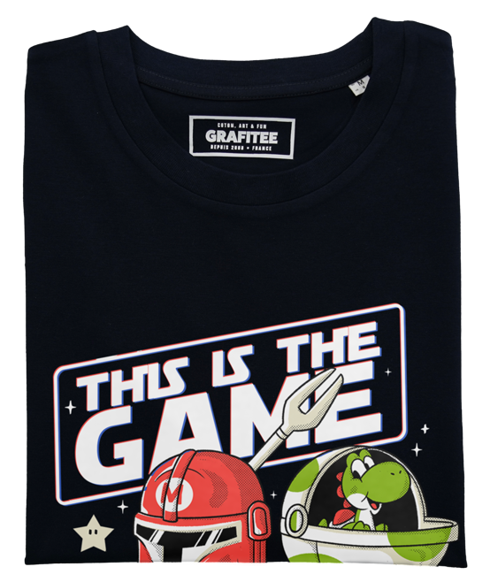 T-shirt This is The Game noir plié