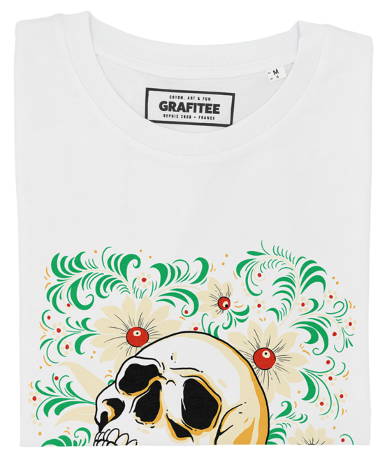 T-shirt Matryoskull blanc plié