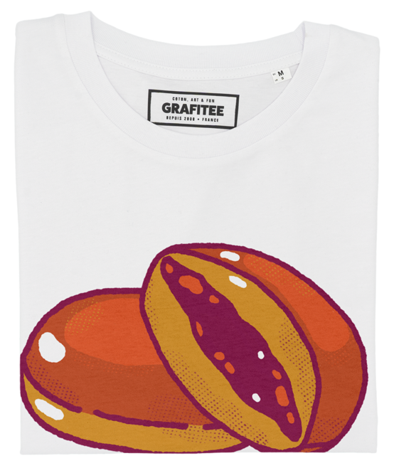 T-shirt Dorayaki blanc plié