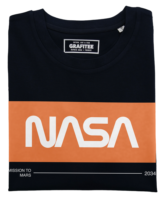 T-shirt NASA 2034 noir plié