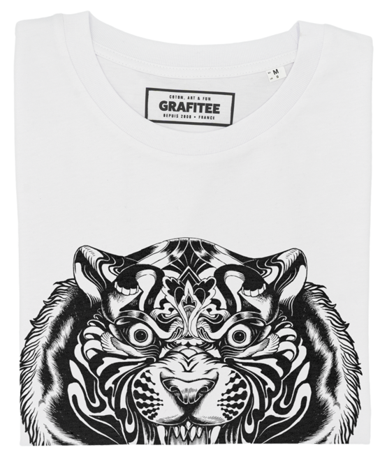 T-shirt Tigers blanc plié