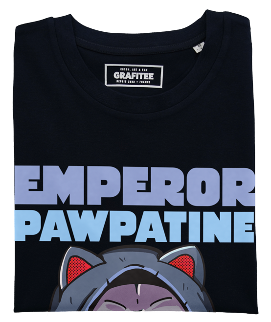 T-shirt Emperor Pawpatine noir plié