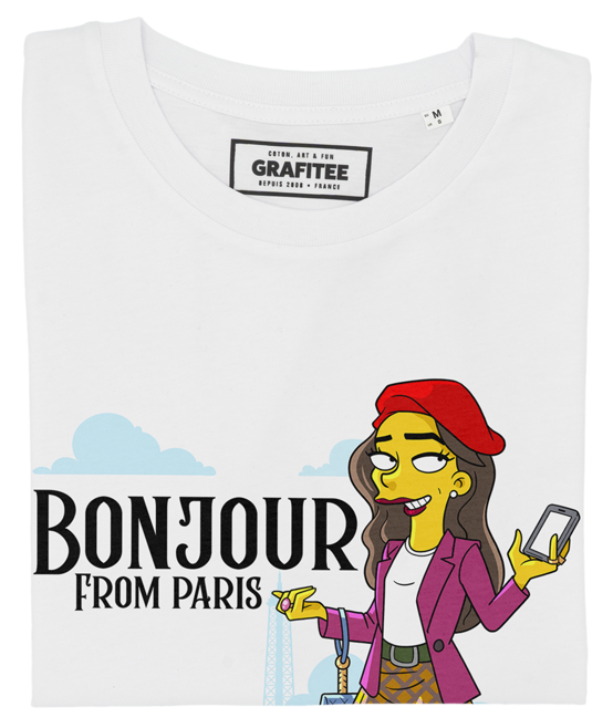 T-shirt Emily in Springfield blanc plié