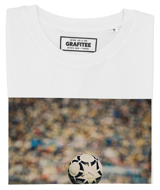 T-shirt Le Ballon et Diego blanc plié