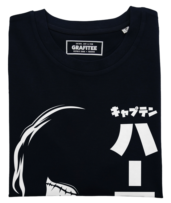 T-shirt Harlock noir plié