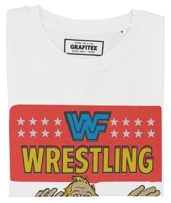 T-shirt WWF blanc plié