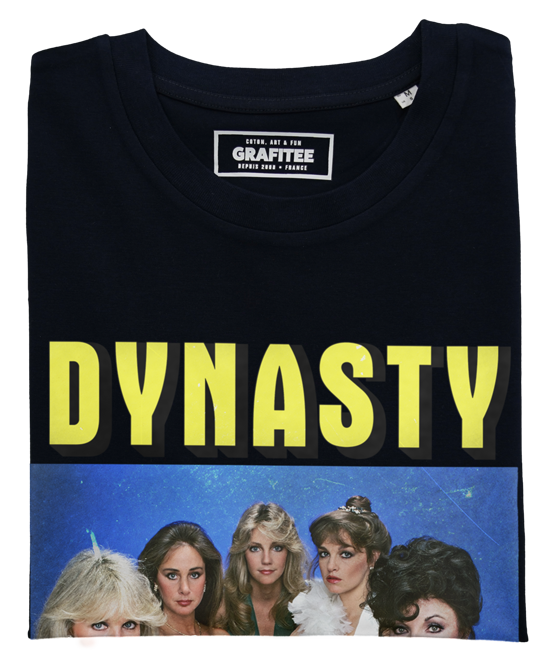 T-shirt Dynasty noir plié