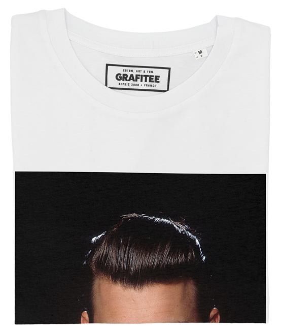 T-shirt Cry Baby blanc plié