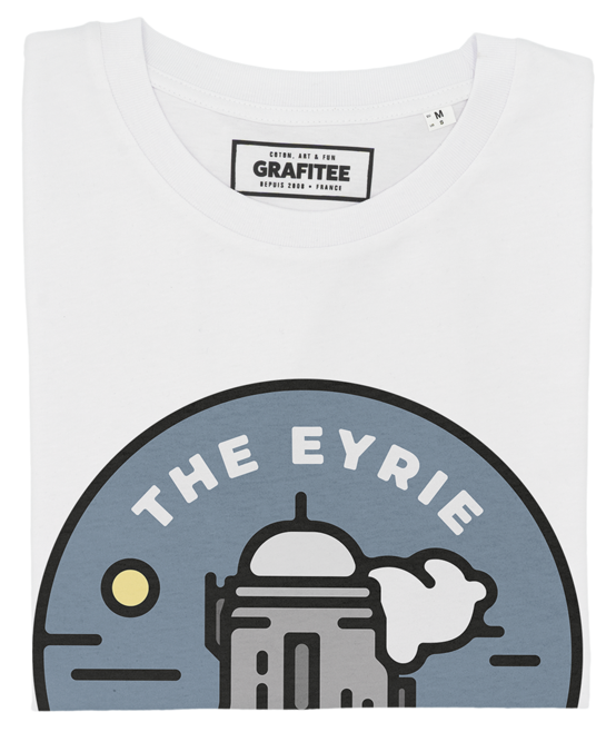 T-shirt Les Eyrié blanc plié