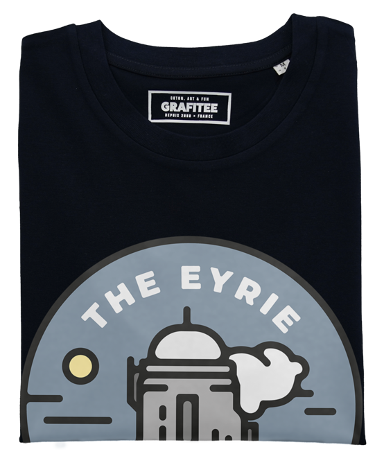 T-shirt Les Eyrié noir plié