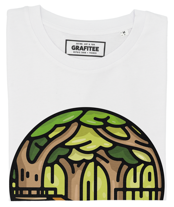 T-shirt Forest Moon of Endor blanc plié