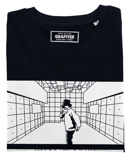 T-shirt Insanimeme noir plié