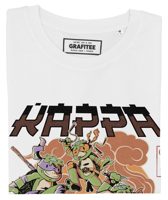 T-shirt KappaBunga blanc plié