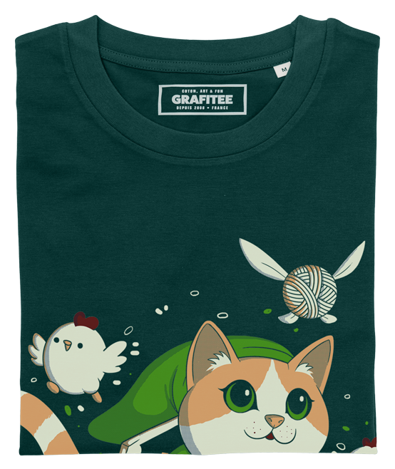 T-shirt Link Cat  plié