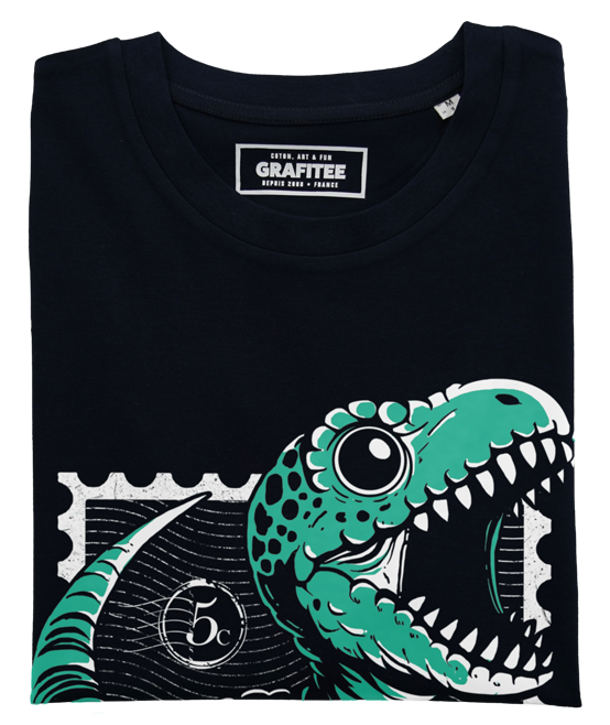 T-shirt Dino Stamp noir plié