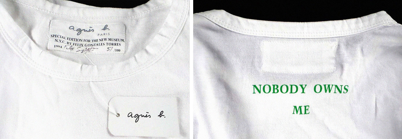 T-shirt Agnès B. « Nobody owns me »